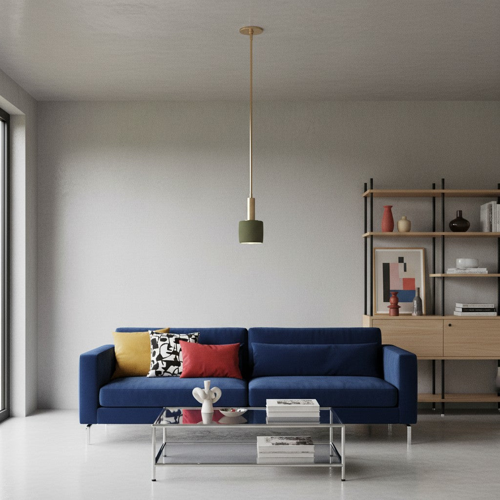 Cerova Modern Ivory Porcelain Pendant Light – Soft Organic Design for Kitchen Island