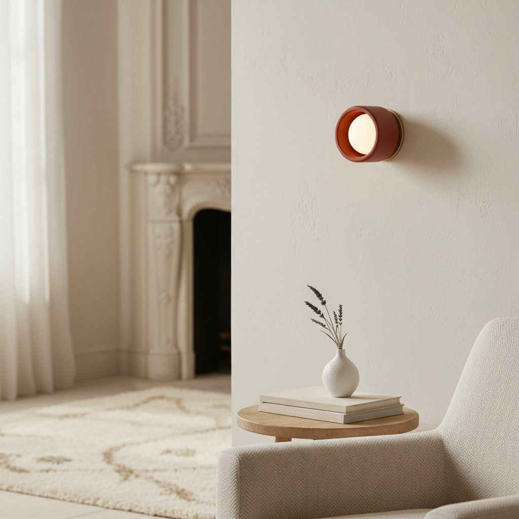 Cerova Modern Ivory Porcelain Sconce – Soft Organic Wall Light