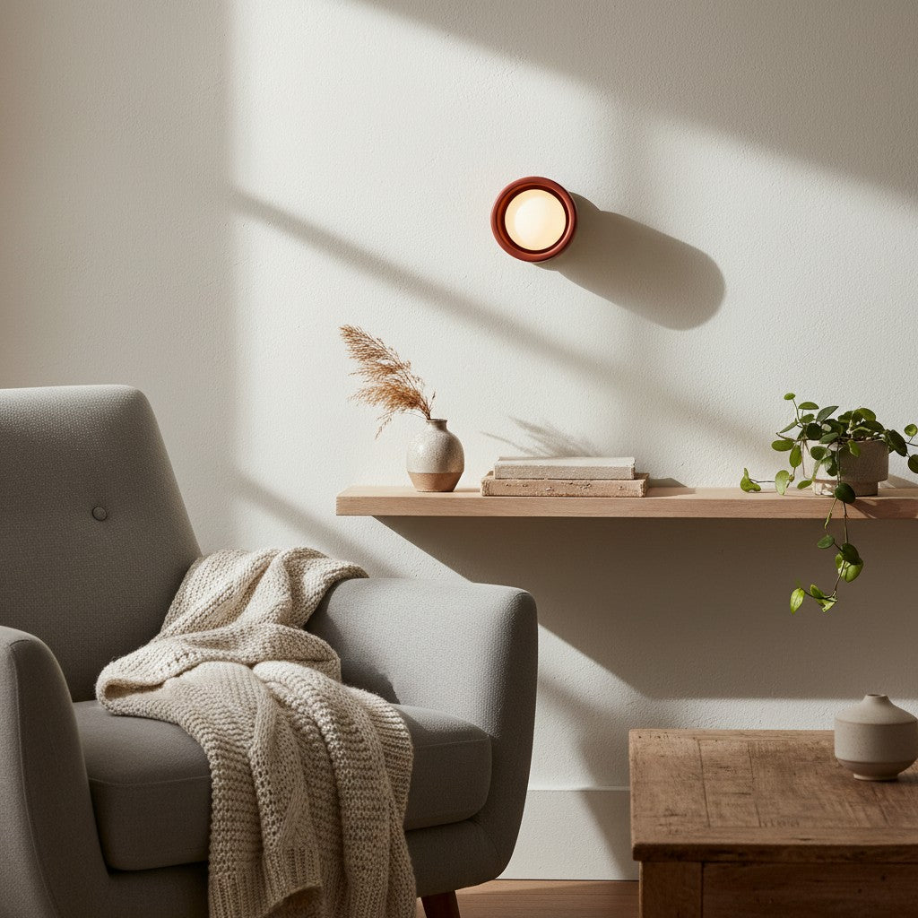 Cerova Modern Ivory Porcelain Sconce – Soft Organic Wall Light