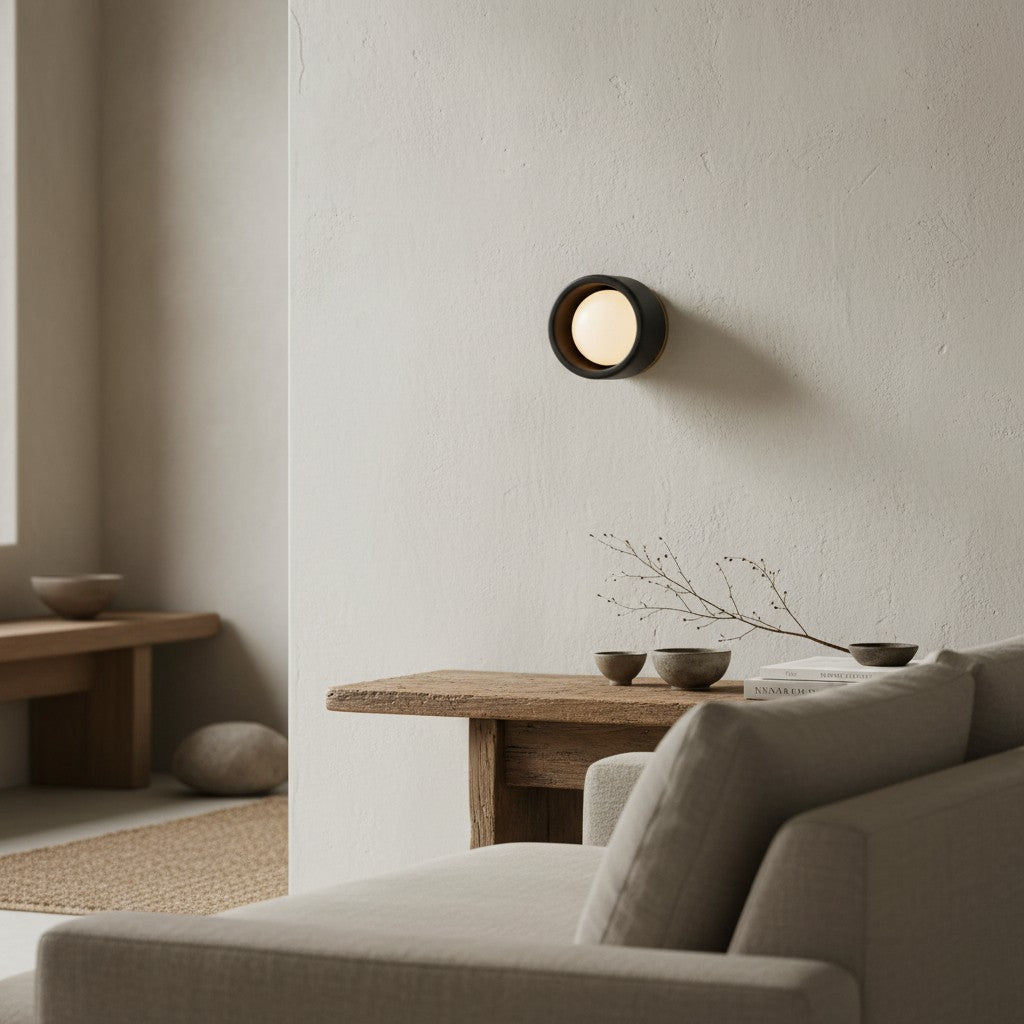 Cerova Modern Ivory Porcelain Sconce – Soft Organic Wall Light