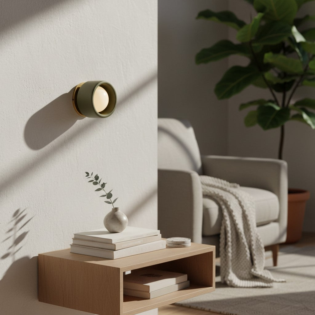 Cerova Modern Ivory Porcelain Sconce – Soft Organic Wall Light