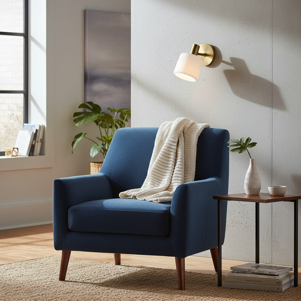 Cerova Modern Ivory Porcelain Sconce – Soft Organic Wall Light