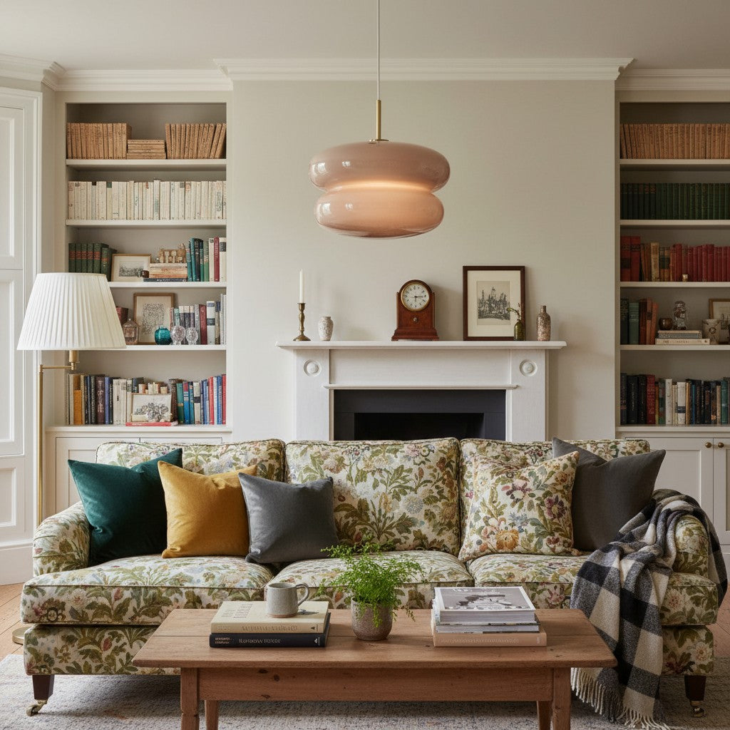 Opal Glass Pendant Lamp - Modern Hanging Lamp