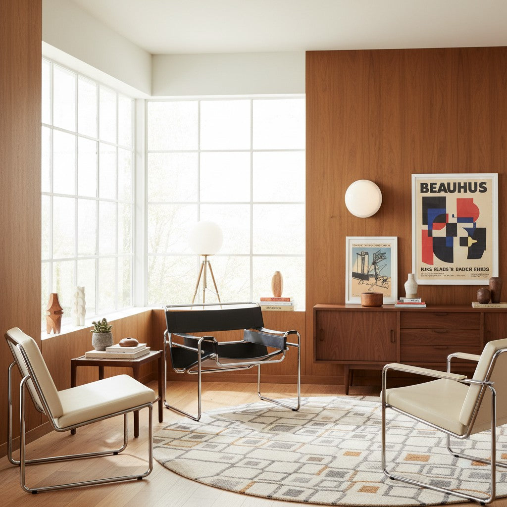 Vintage Opal Glass Wall Lamp - Classic Round Sconce for Living Room