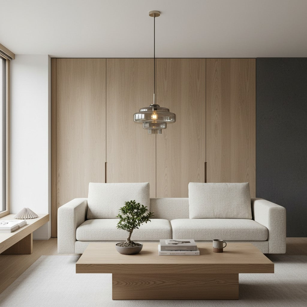 Koloro Millie Glass Pendant Light - Retro Style with Modern Elegance