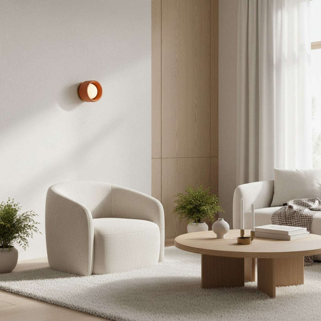 Cerova Modern Ivory Porcelain Sconce – Soft Organic Wall Light