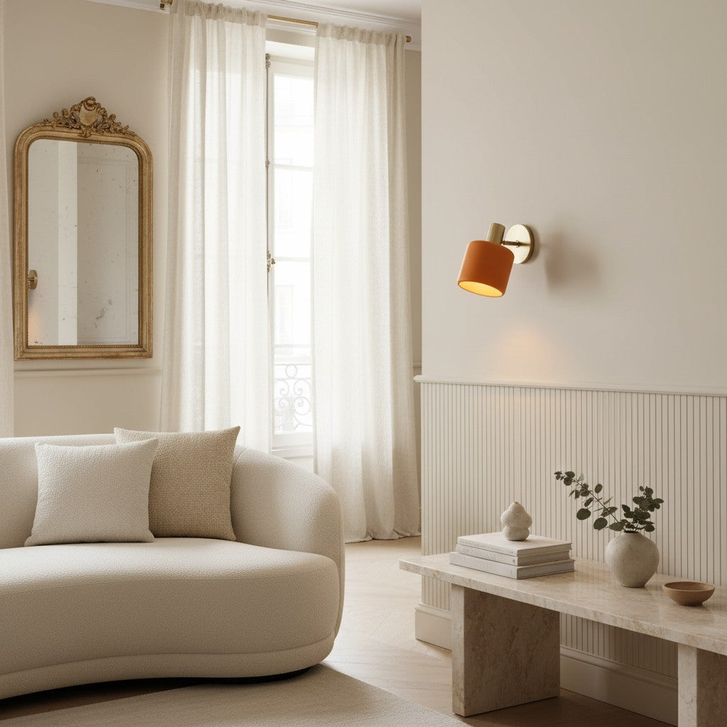 Cerova Modern Ivory Porcelain Sconce – Soft Organic Wall Light