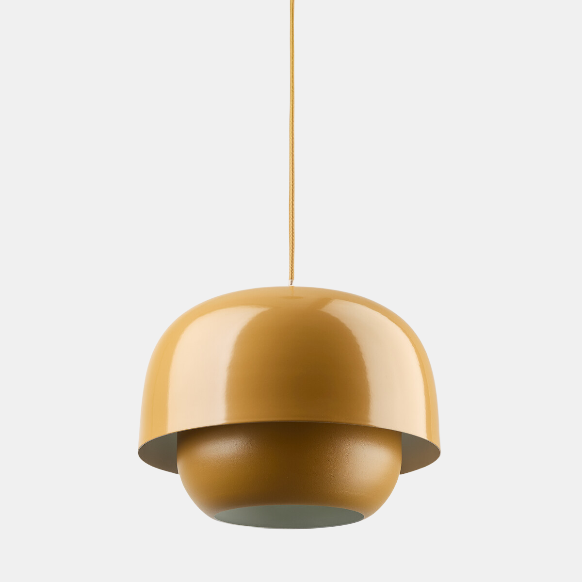 Clinco Retro-Modern Metal Pendant - Dual Shade Dome Light