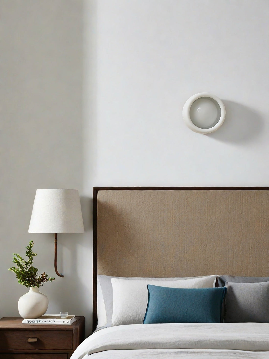 Decorative Porcelain Flush Mount Wall Sconce