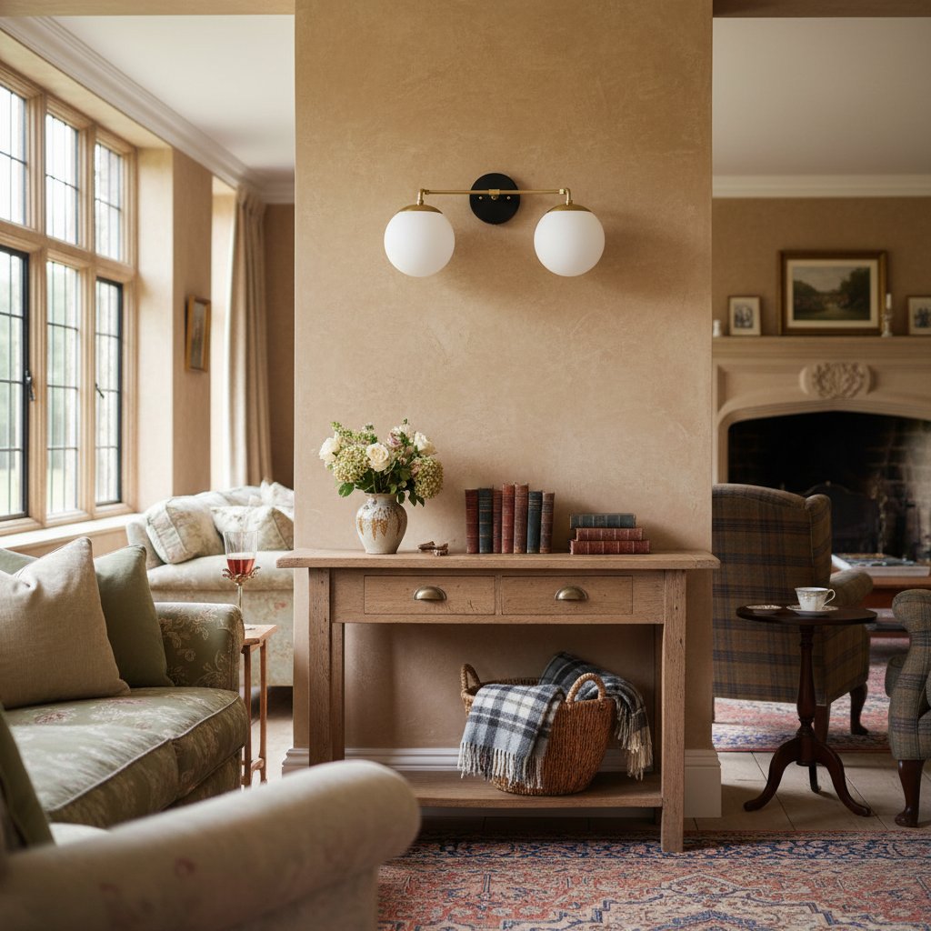 Glorica Glass Wall Sconce - Modern Vintage Vanity Light Fixture