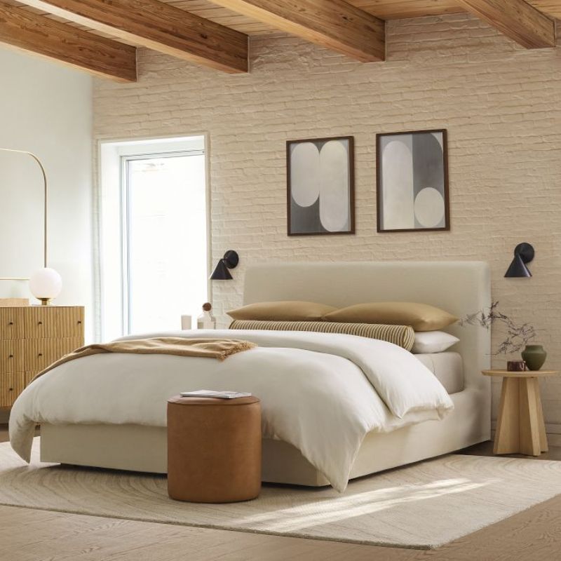 Lampe de table moderne Rivolence - Finition laiton - Abat-jour en verre blanc - Style rétro