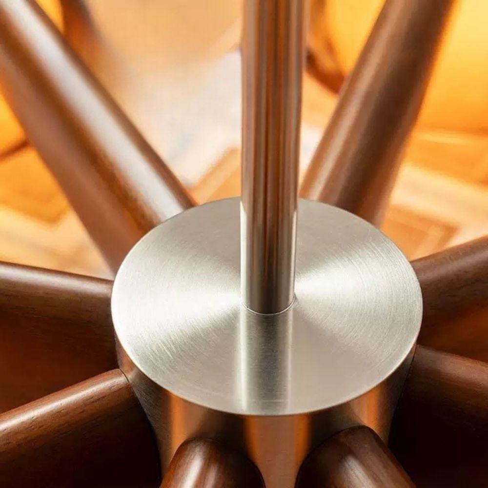 Wood Globe Cluster Chandelier - Modern Bubble Ball Lamp for Living Room