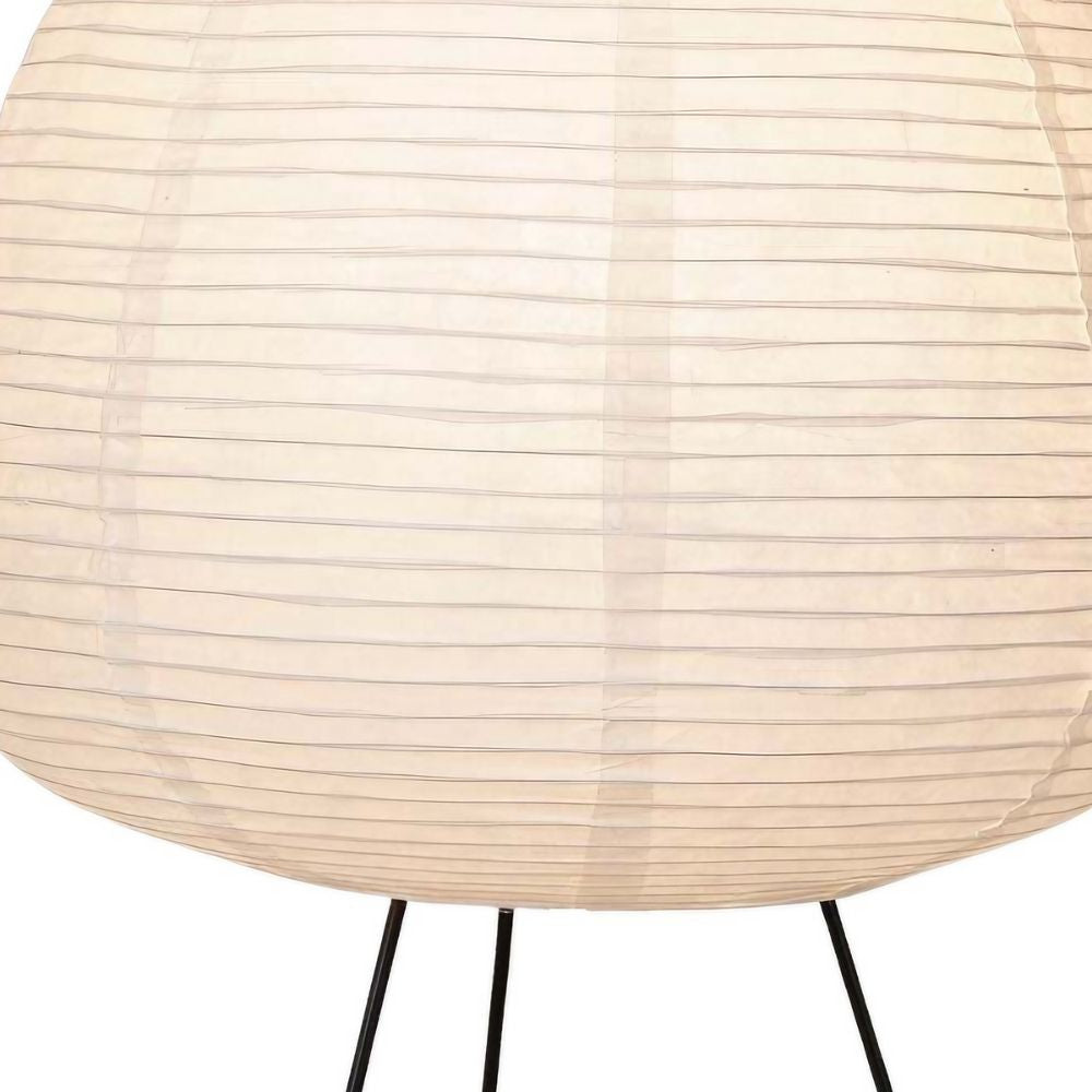 Lantern Rice Paper Table Lamp - Minimalist Washi Shade Bedside Light
