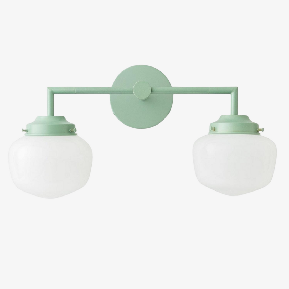 Opalume Glass Vanity Light - Vintage Inspired Bathroom Wall Lighting