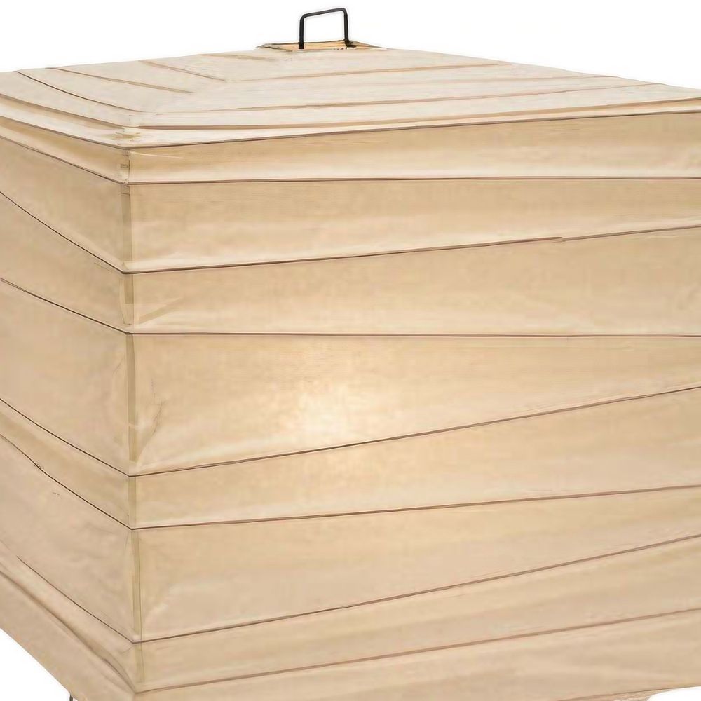 Lantern Rice Paper Table Lamp - Minimalist Washi Shade Bedside Light