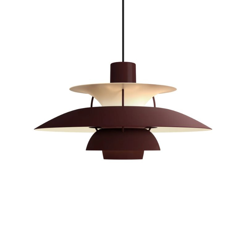 Suspension multicouche danoise - Lampe de salle à manger scandinave en métal