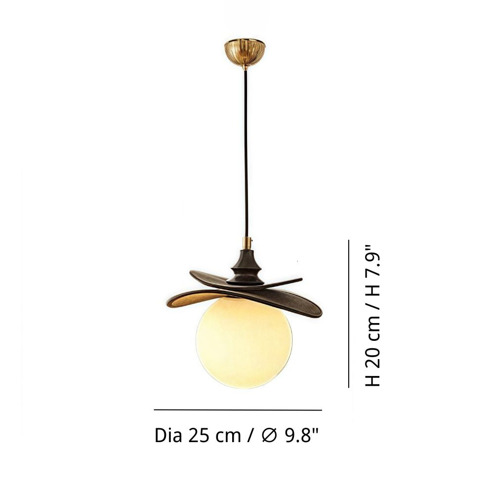 Sphere Rattan Pendant Light - Natural Double Layer Design for Dining Room
