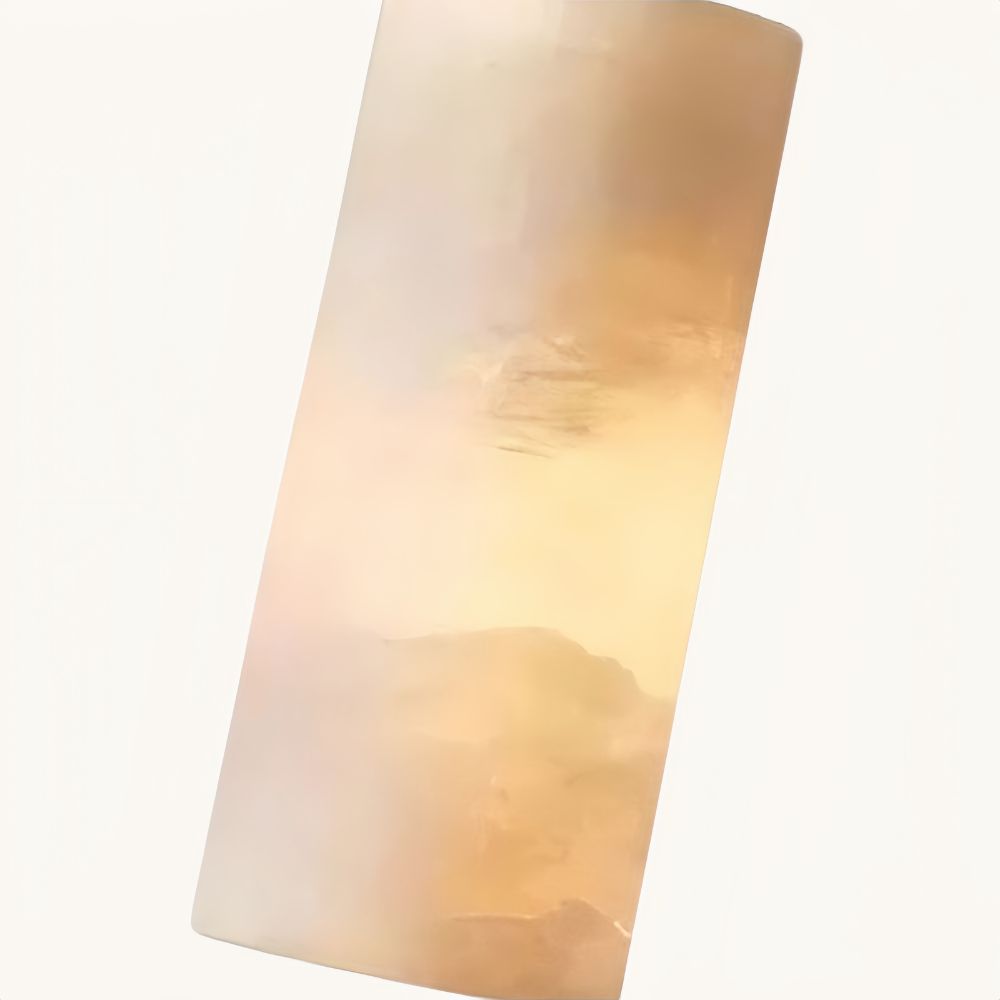 Luxury Alabaster Pendant Light - Cylindrical Pendant Lamp for Bathroom