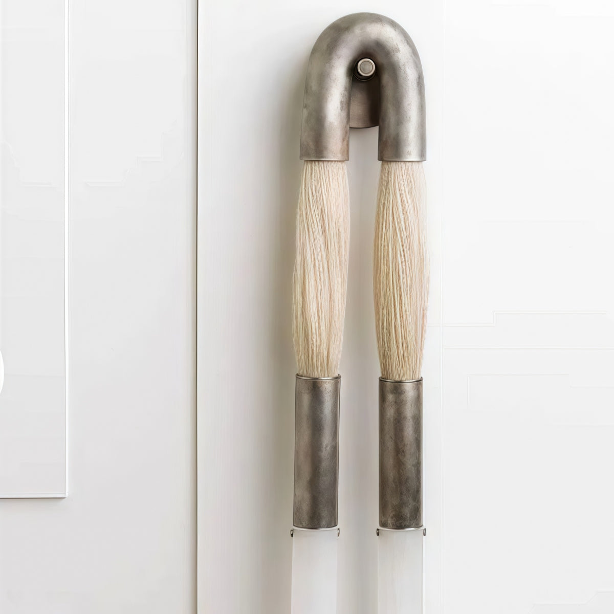 Sophisticated Horsehair Wall Sconce with G9 Base