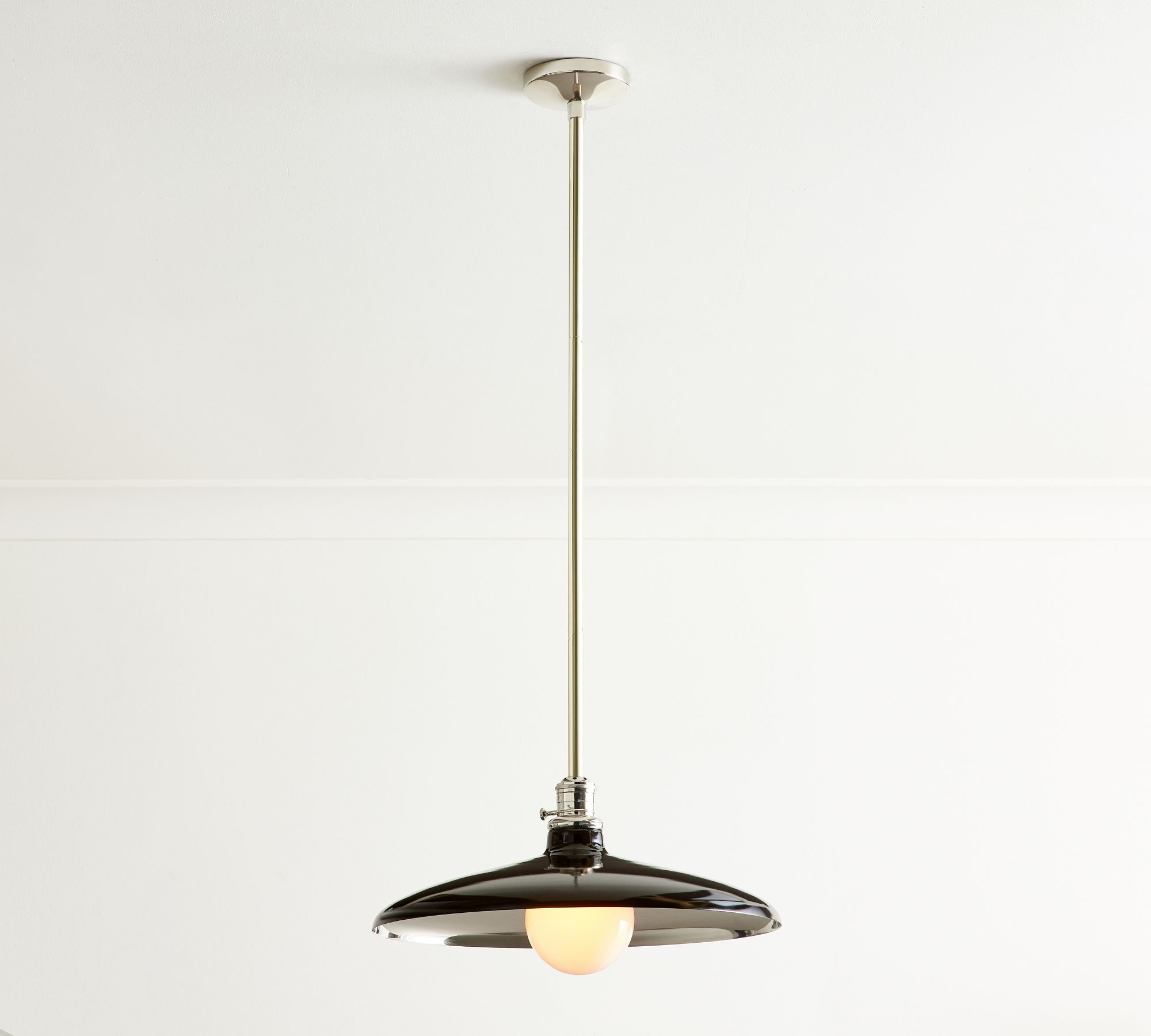 Forvara Metal Pole Pendant Light - Farmhouse Style Adjustable Island Lighting
