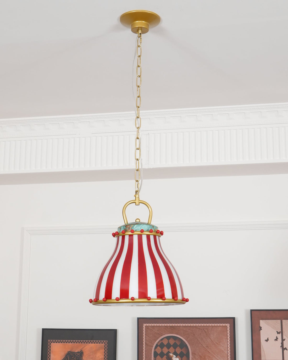 Circus Pendant Light for Children's Room - Macaron Glass Pendant Light