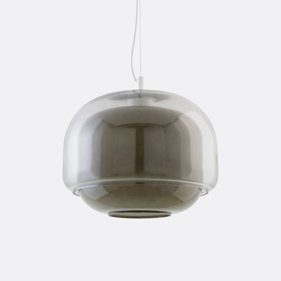 Clinco Modern Mushroom Pendant Light - Colored Glass Hanging Light