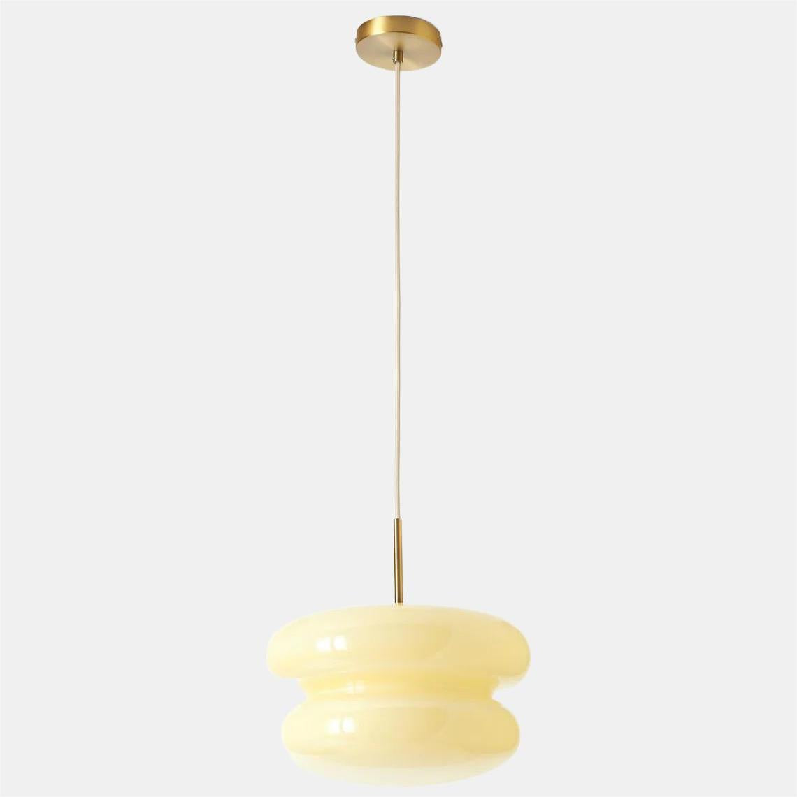 Opal Glass Pendant Lamp - Modern Hanging Lamp