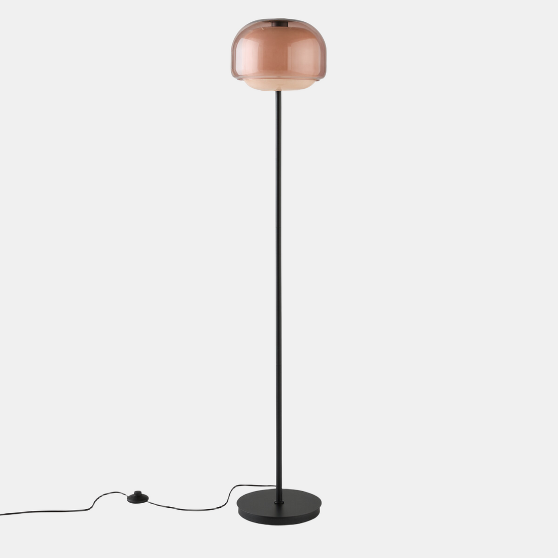 Clinco Modern Mushroom Floor Lamp - Colored Glass Design