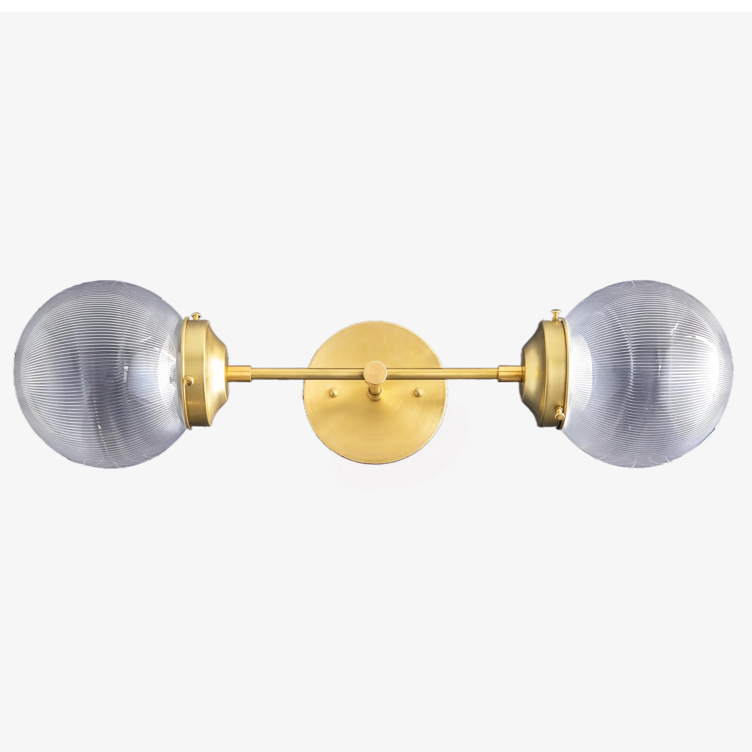 Lumio Globe Versatile Vanity Sconce - Dimmable Light for Bathroom and Hallway Use