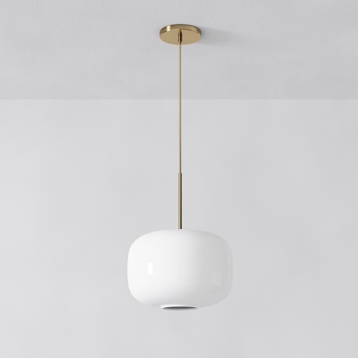 Lumivelle Pebble Pendant Light - Adjustable Glass Shade - Modern Lighting