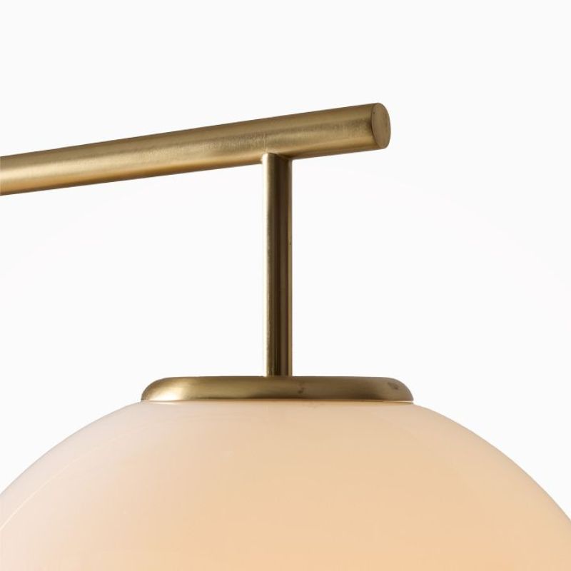 Ulvara Chandelier Linear Cluster Glass Globe Design - Contemporary Elegance