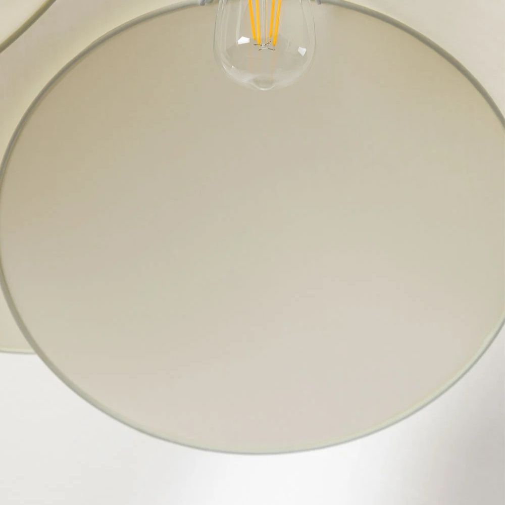 Petal Fabric Pendant Light - Okai Style Iron Lamp for Living Room