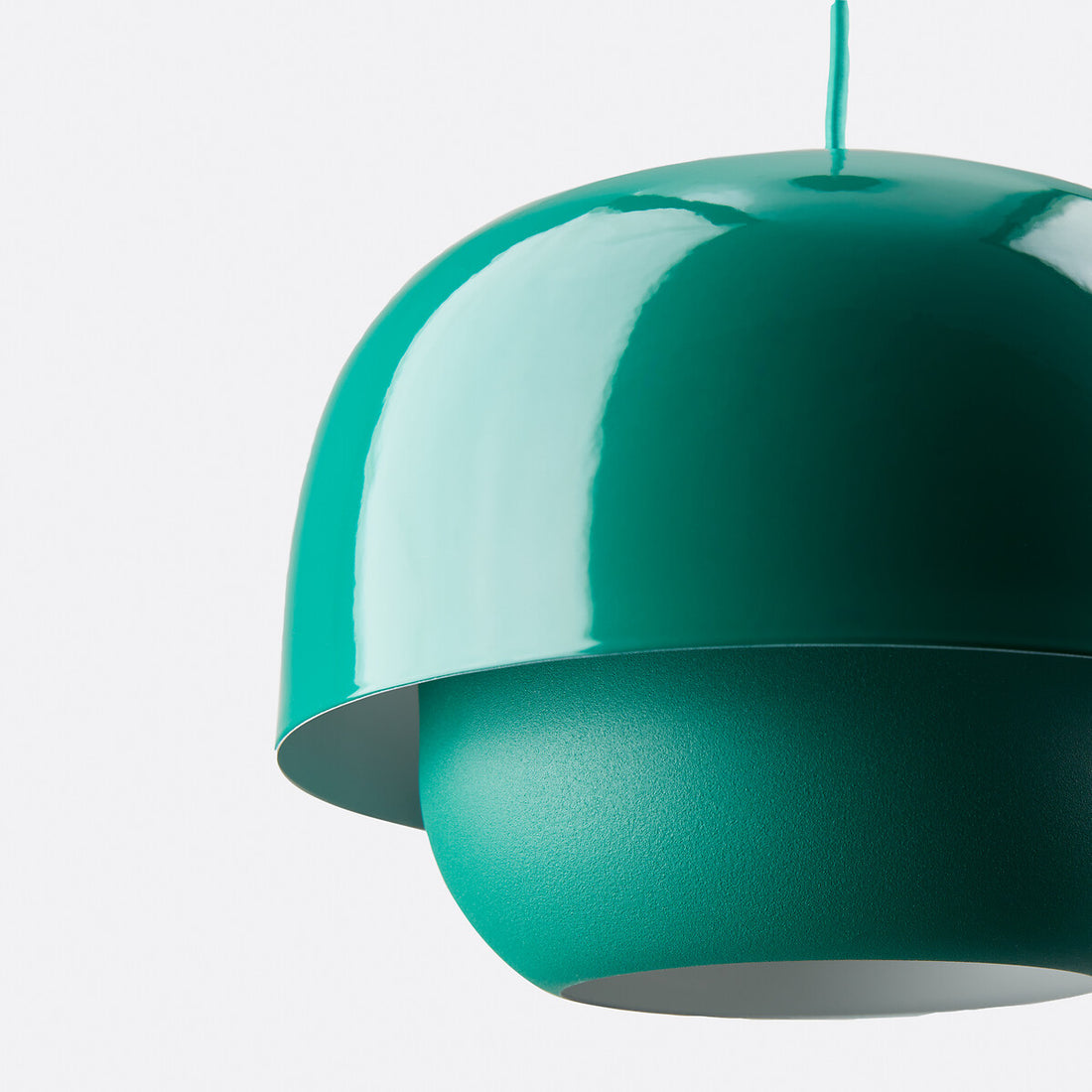 Clinco Retro-Modern Metal Pendant - Dual Shade Dome Light