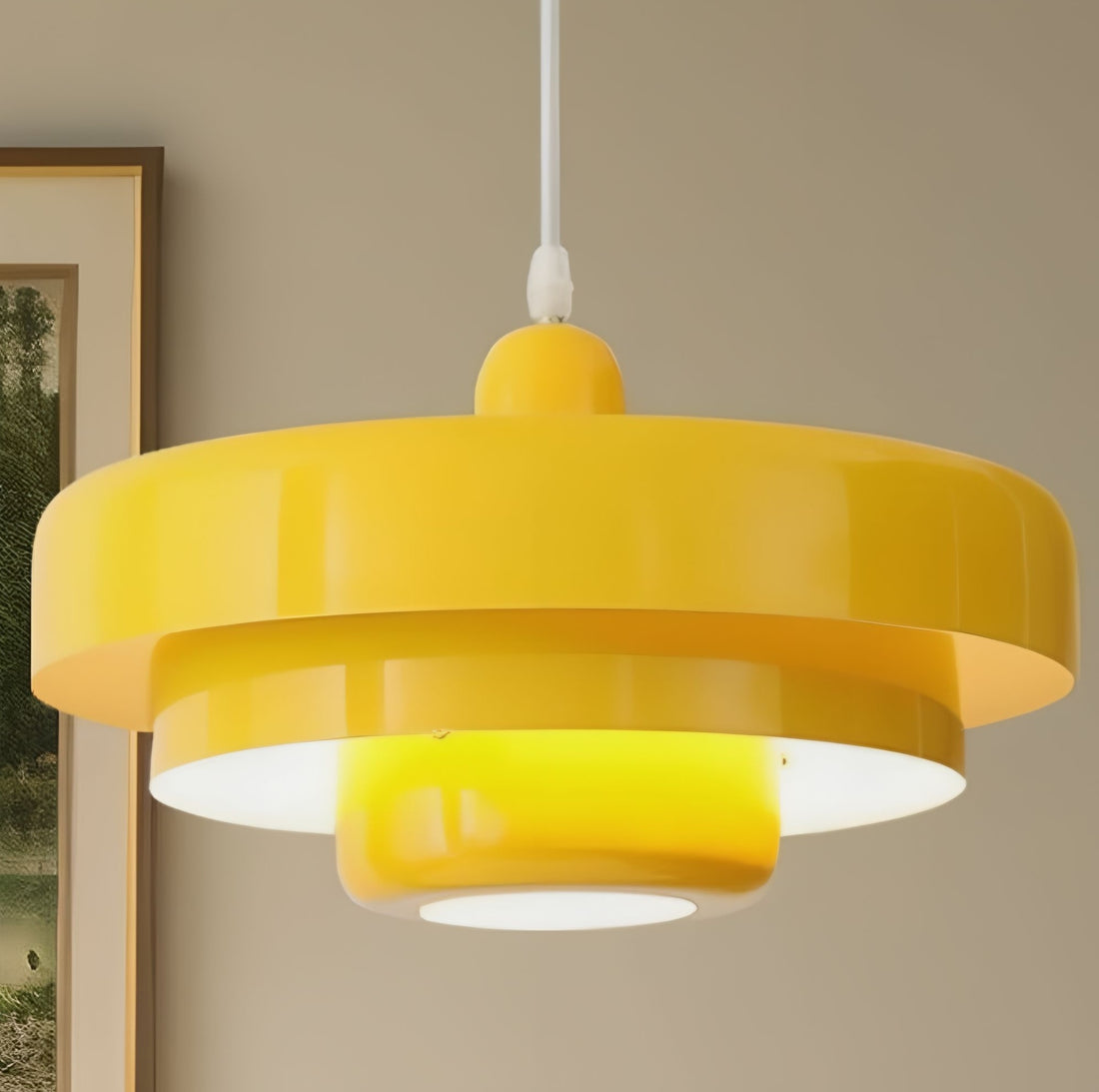 Macaron Stratification Pendant Lamp – Nordic Style Metal Light