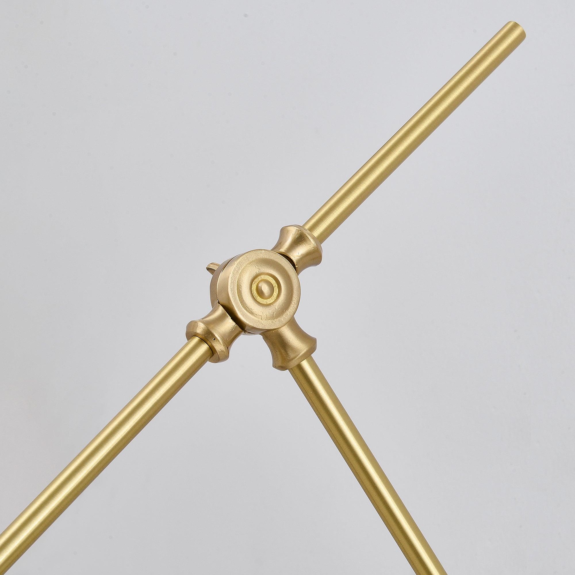 Sophisticated Magari Wall Lamp Compatible with Push Switches in White Black Brass