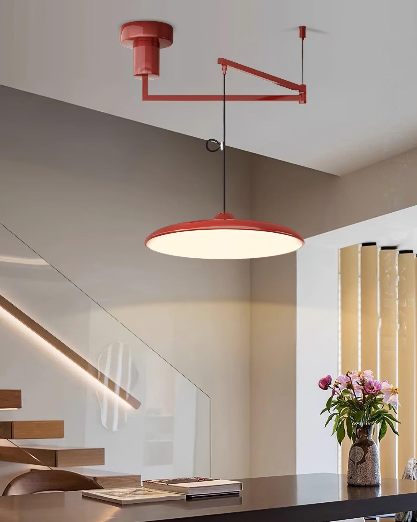 Adjustable Articulated Arm Metal Pendant Light