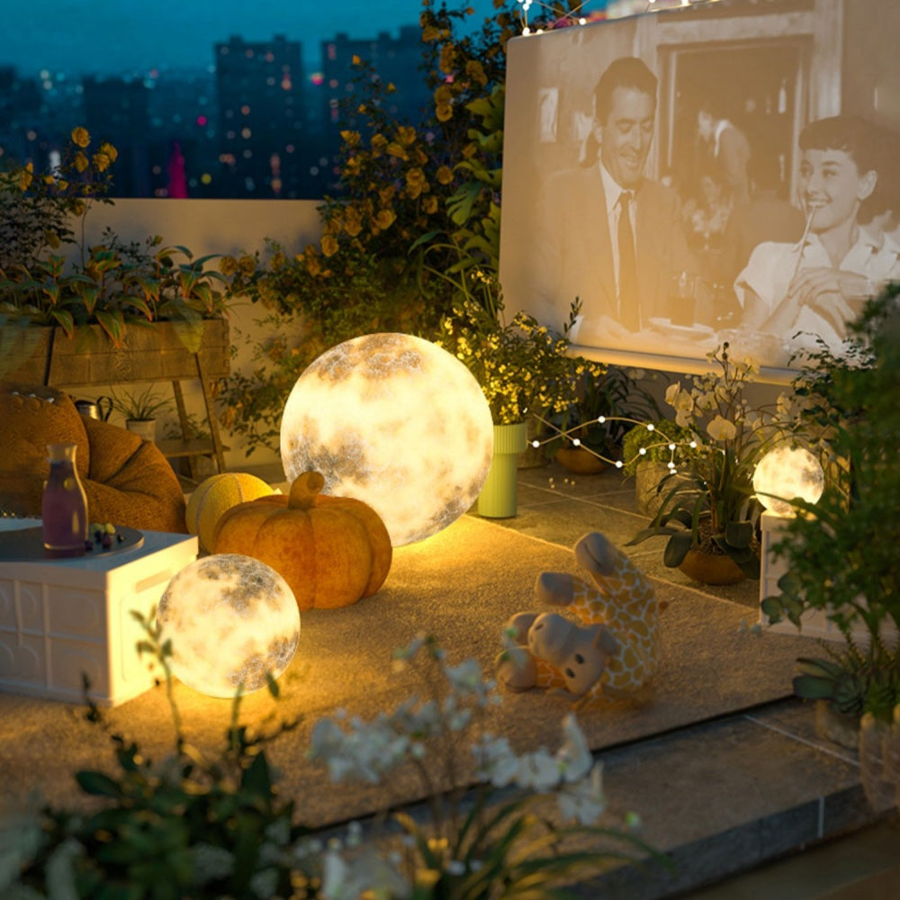 Waterproof Garden Post Light - Decorative Round Outdoor Lamp