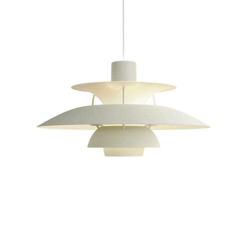 Suspension multicouche danoise - Lampe de salle à manger scandinave en métal