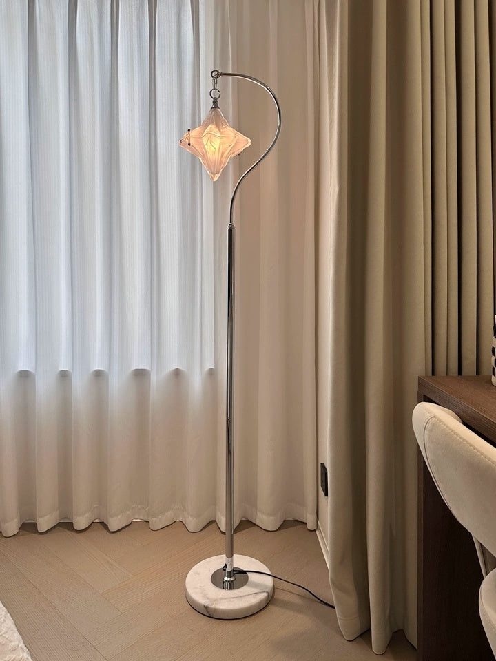 Art Deco Star Floor Lamp-Modern Standing Lamp for Living Spaces-Astris Orion