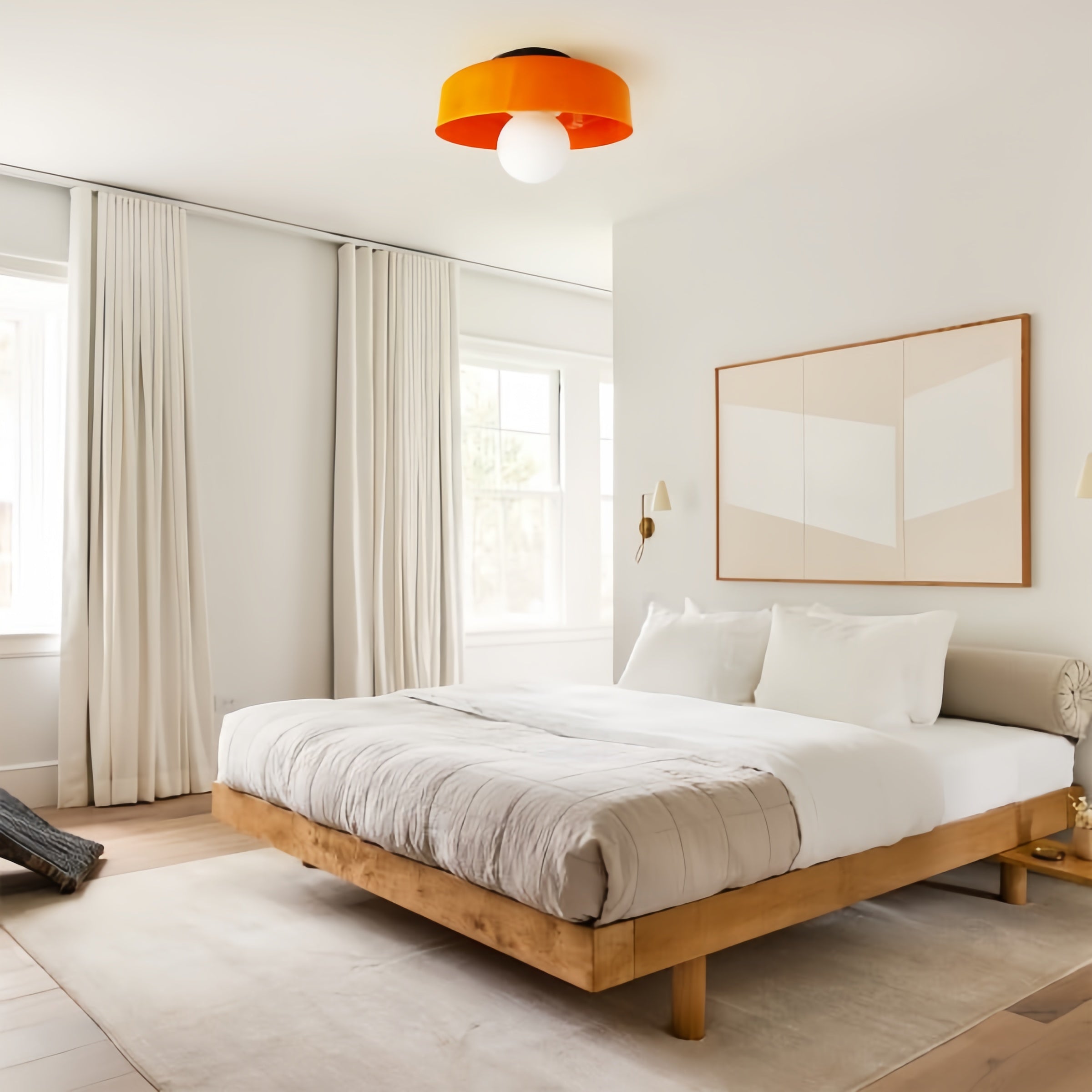 Morandic Disc Orb Wall/Ceiling Lamp – Modern Morandic Sconce