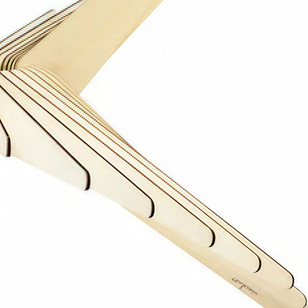 Albatros Wood Pendant Light - Natural Wing Shape Lamp for Living Room