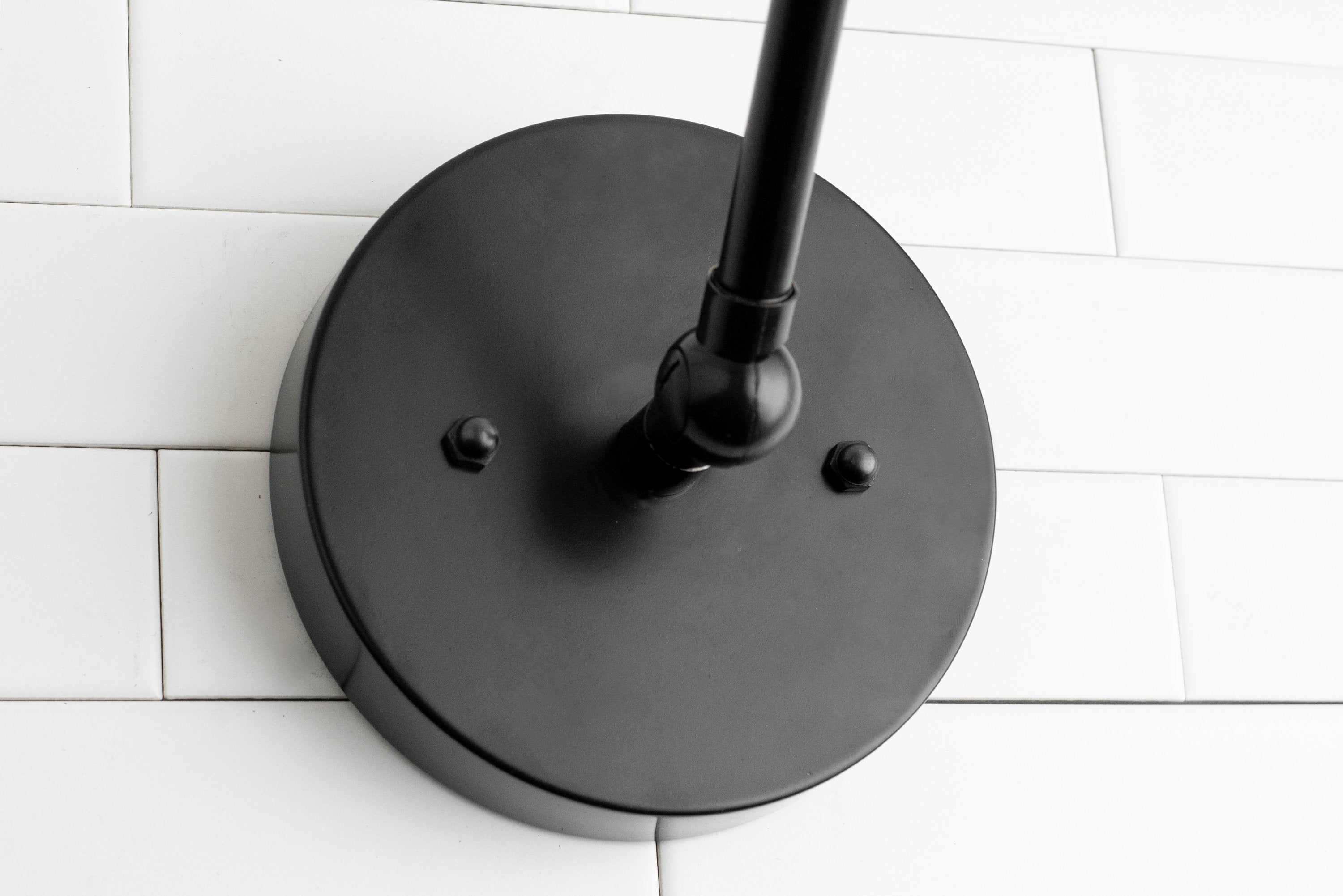 Conique Metal Vintage Industrial Swing Arm Wall Lamp - Adjustable Dome Shade for Study