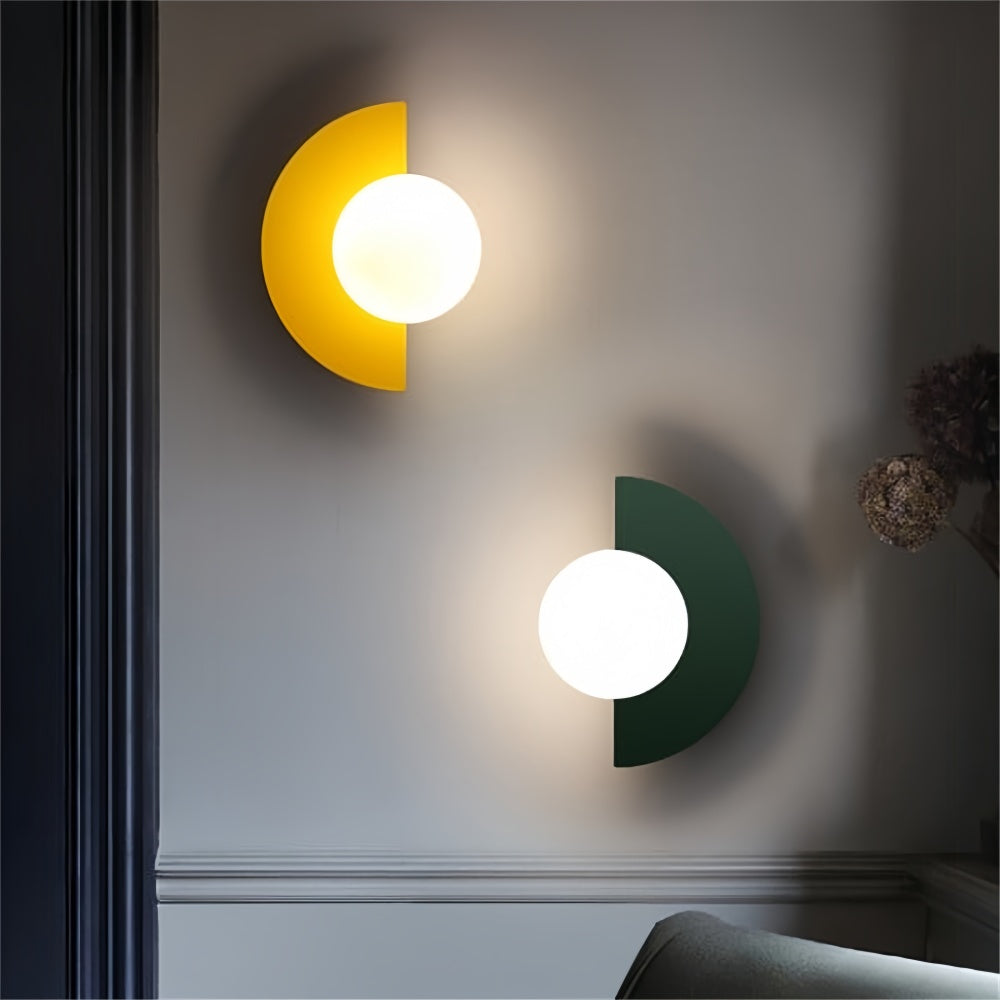 Colourful Orb Wall Lamp – Macaron Style Wall Lamp