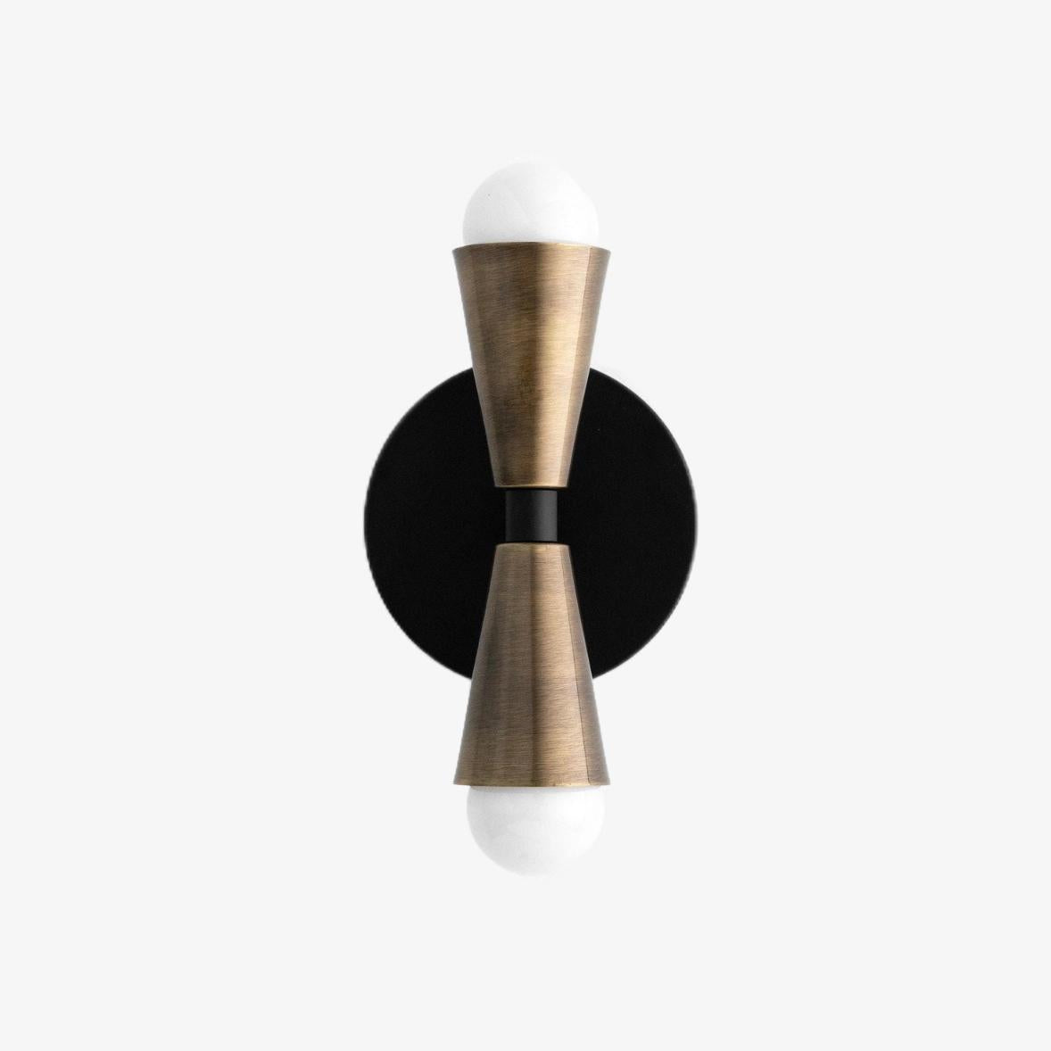 Pyralis Cone Linear Statement Wall Sconce - Modern Two Light Fixture