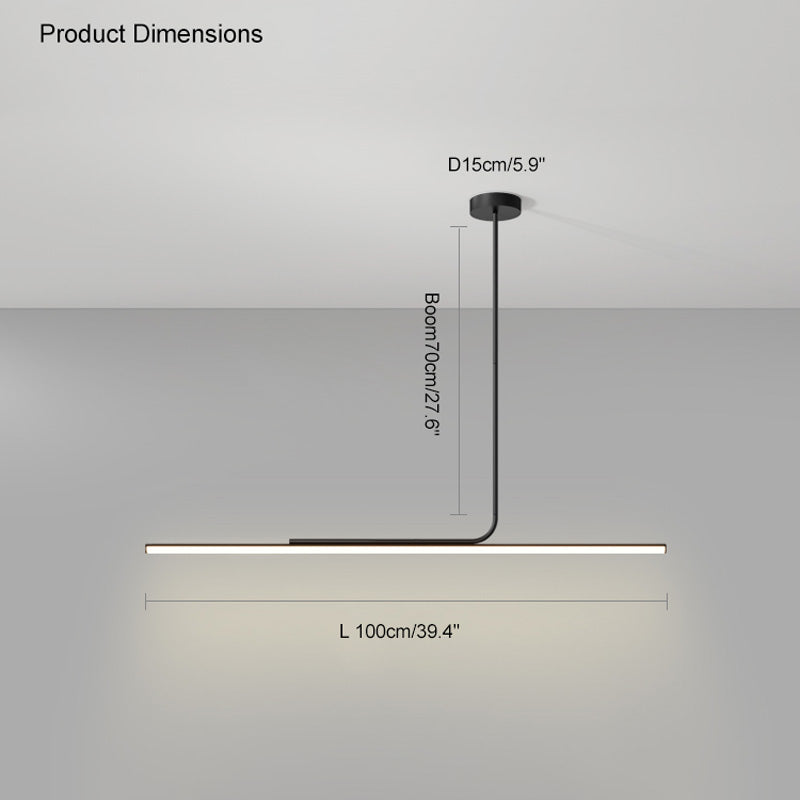 Decorative LED Ceiling Pendant Lamp Modern Minimalist Asymmetrical Design