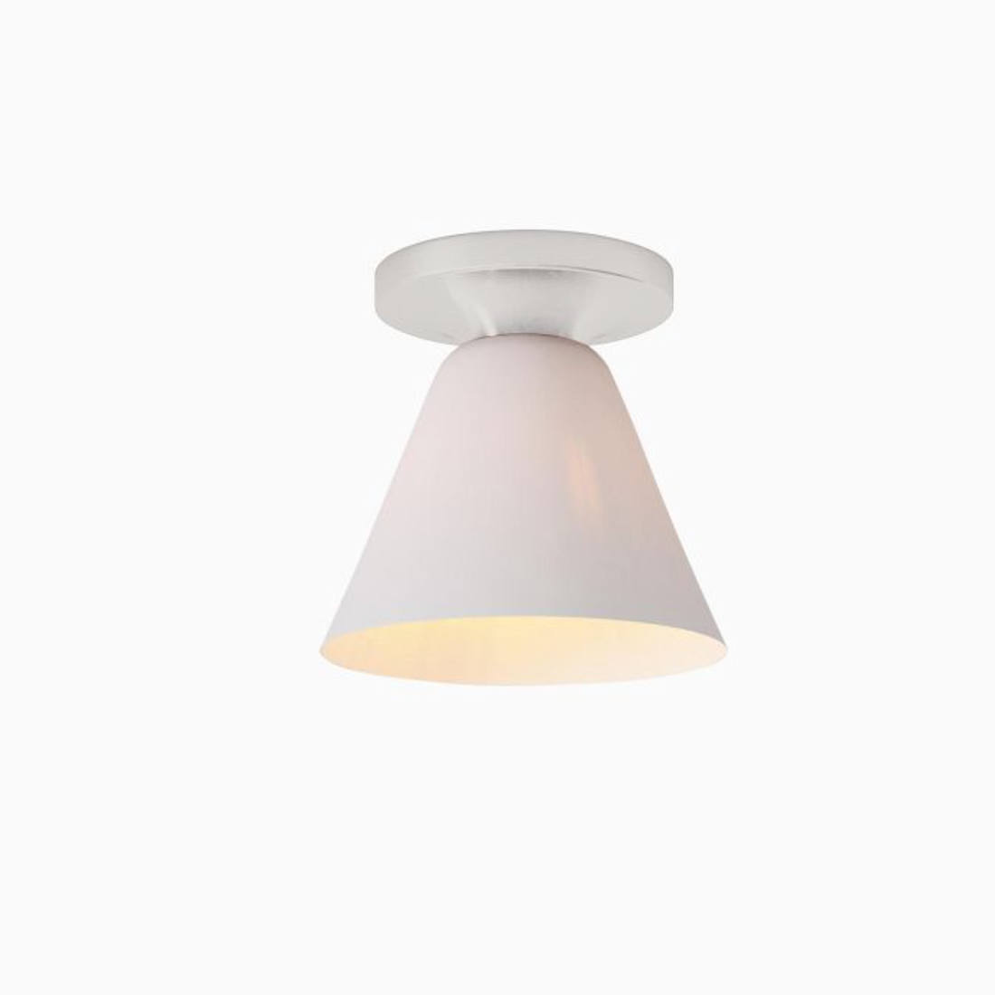 Plafonnier encastré Conica Cone – Plafonnier en verre pour espaces modernes
