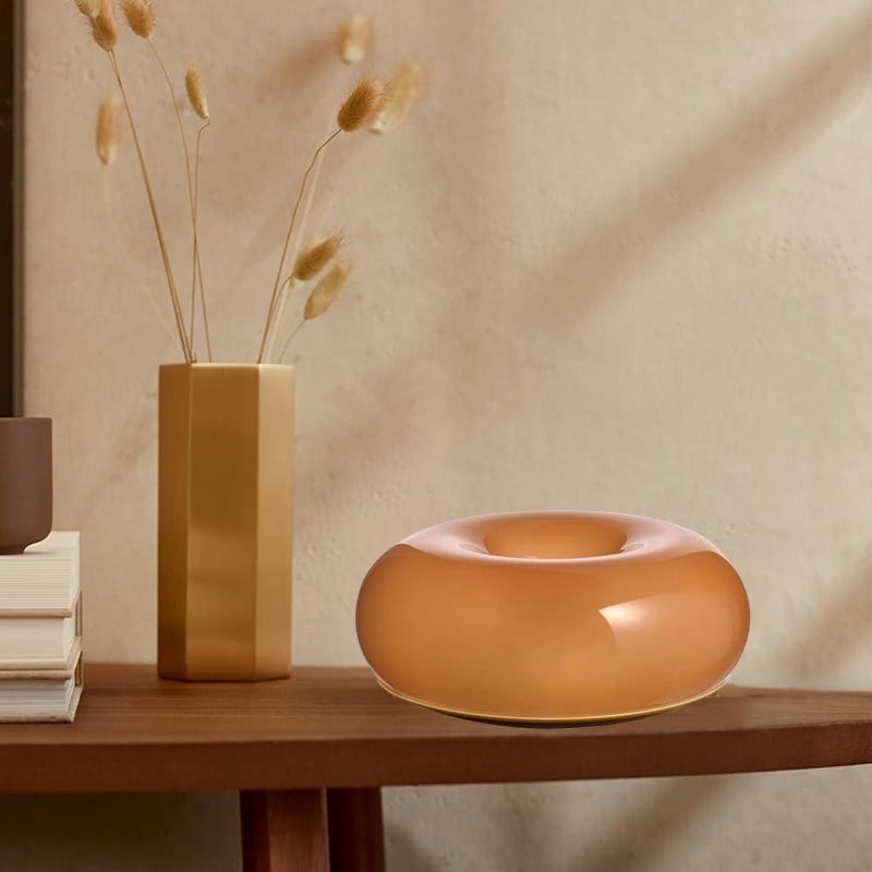 Decorative Glass Donut Table Lamp Wall Sconce S23