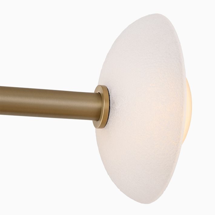 Elorina 6-Light Linear Chandelier - Modern Metal Light Fixture - Dining Room Lighting