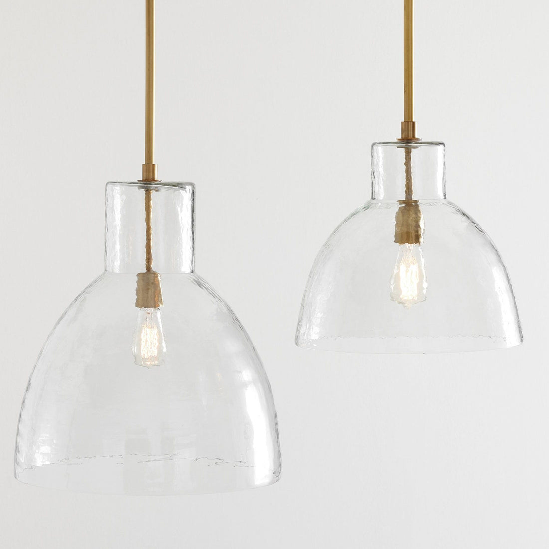 Collection de suspensions en verre recyclé Glavira - Éclairage de cuisine moderne