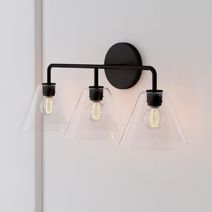 Applique murale Conica Cone - Éclairage moderne en verre à 1, 2 ou 3 lumières